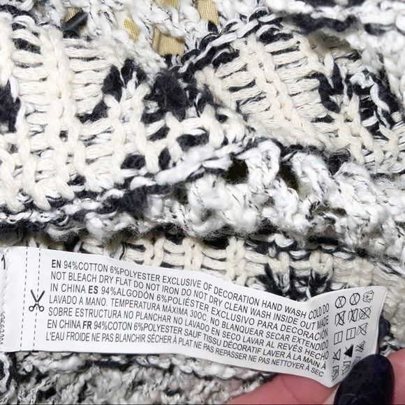 Marled open front cardigan sweater - Picture 3 of 6